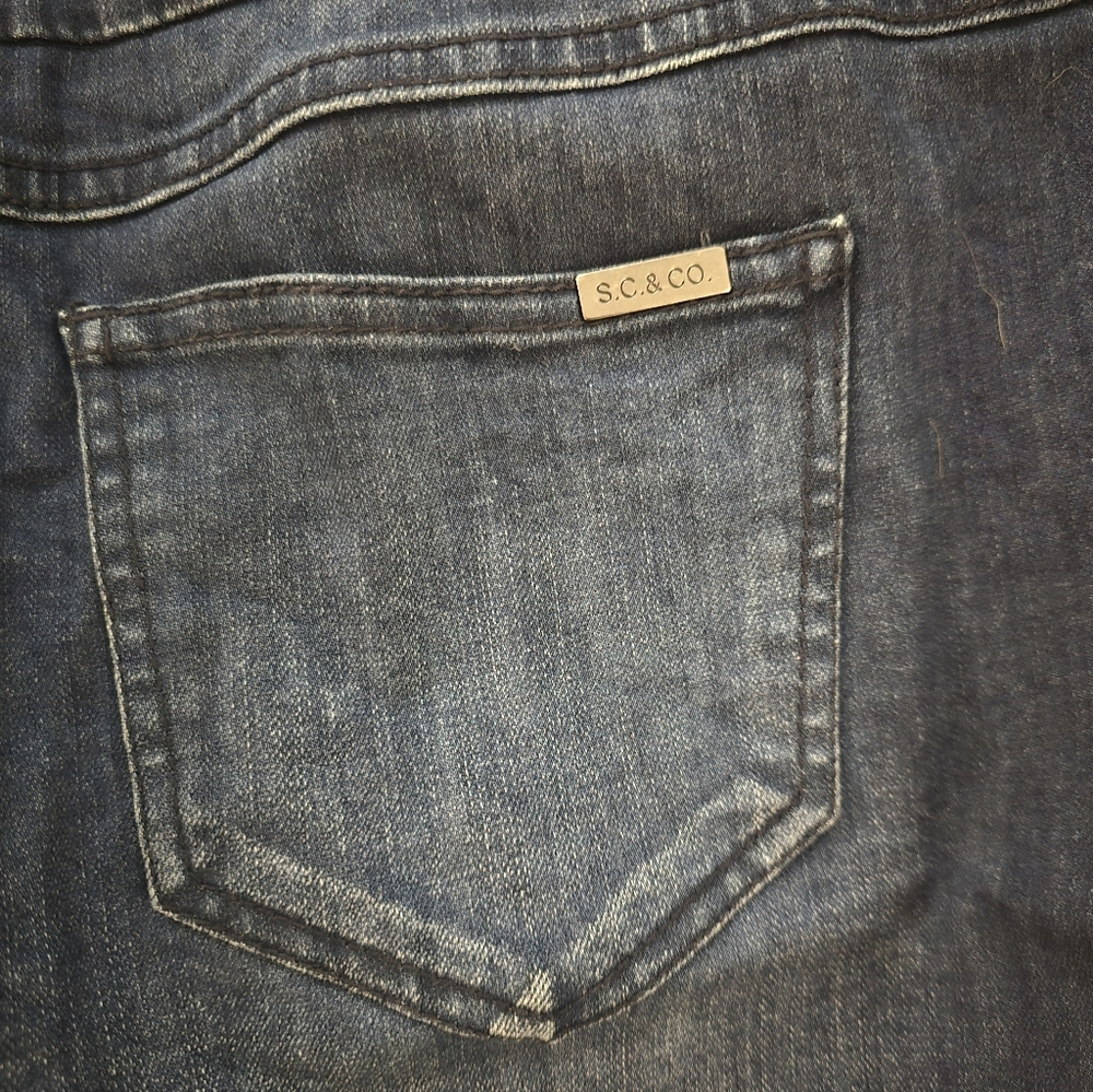 Denim Blue Women’s Denim Skort Lg - Picture 12 of 12